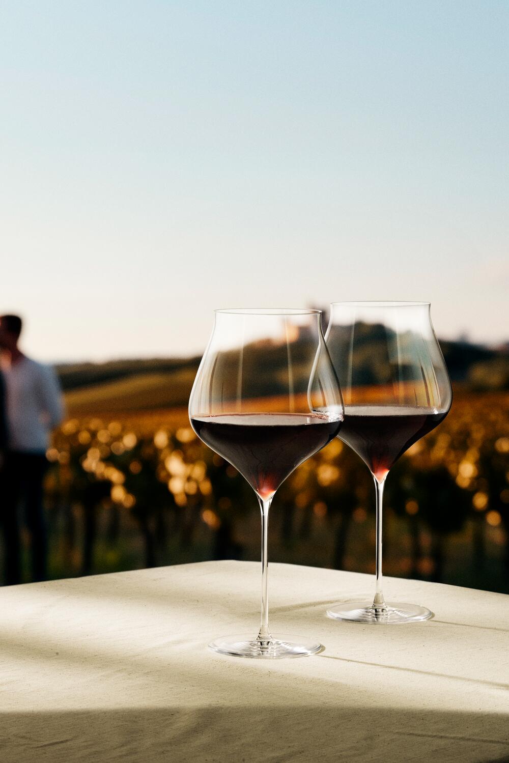 Notes bourgogneglas, 94 cl - 2 stk